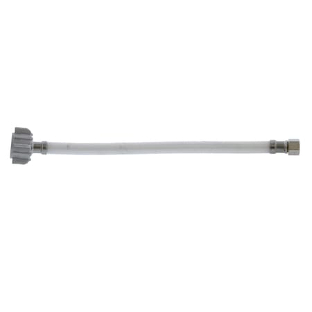Jones Stephens 3/8in. Compression x 7/8in. BC x 12in Flexible Vinyl Toilet Connector S04415